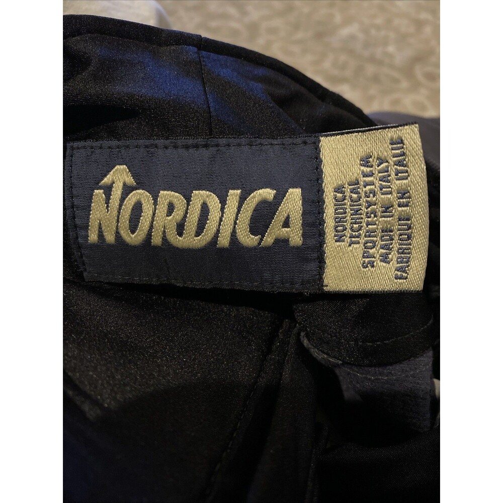 Vintage Nordica‎ Technical Women’s Stirrup Winter Pants Italy size 44/ 10 Black - Picture 11 of 13